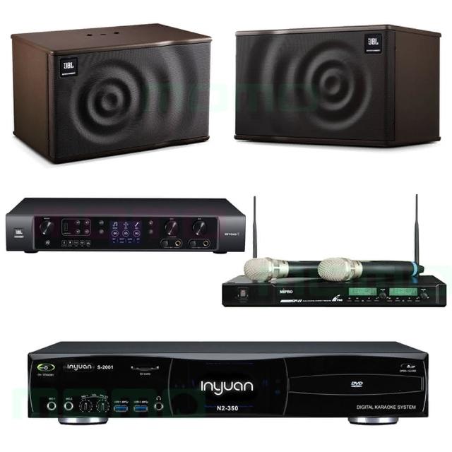 【音圓】N2-350+JBL BEYOND 1+ACT-941+JBL MK10(4TB伴唱機+多功能擴大機+無線麥克風+卡拉OK專用喇叭)