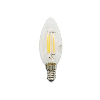 【Osram 歐司朗】調光式4.5W LED燈絲E14燈泡-燈泡色(無藍光危害/無汞)