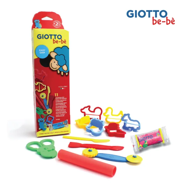 【義大利GIOTTO】寶寶黏土工具組(黏土模具 黏土配件 黏土周邊)