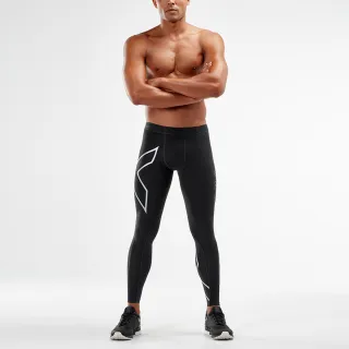 【2XU】男 基礎壓縮長褲(黑/銀)