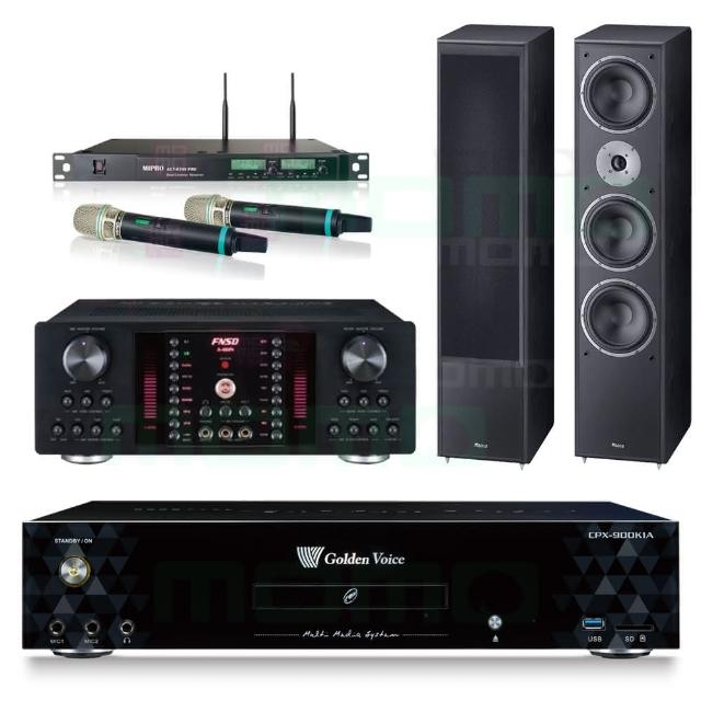 【金嗓】CPX-900 K1A+FNSD A-480N+ACT-8299PRO++Supreme 2002(4TB點歌機+擴大機+無線麥克風+喇叭)