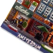 【A-ONE 匯旺】荷蘭 阿姆斯特丹白板磁鐵+風車徽章2件組彩色磁鐵 冰箱磁鐵 白板磁鐵(C93+88)