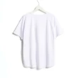 【SOMETHING】女裝 紫標 小花LOGO短袖T恤(白色)