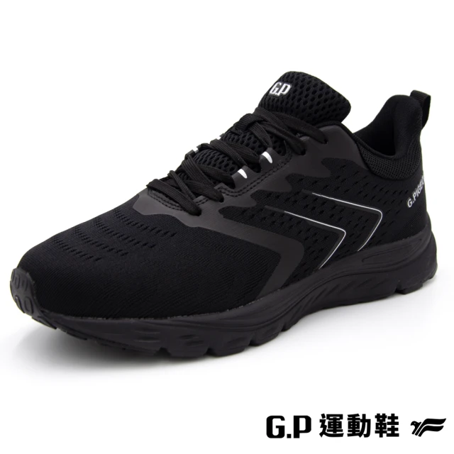 G.P 男款超輕量寬楦運動鞋-P8470M-10黑色(SIZE:39-44 共三色)