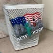 【A-ONE 匯旺】美國紐約地標NYC世界旅行磁鐵+美國 帝國大廈立體繡貼2件組特色地標 3D立體(C117+405)