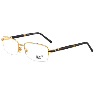 【MONTBLANC 萬寶龍】光學眼鏡 MB488(金色)