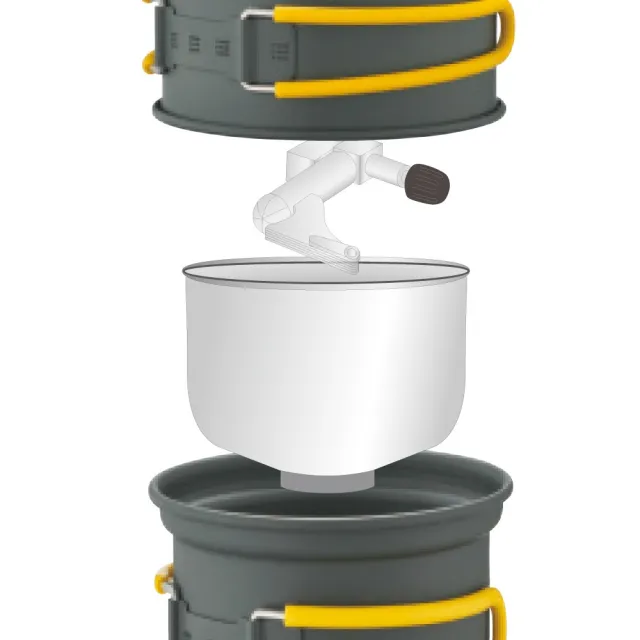 【mont bell】Alpine cooker deep 11+13 鍋具 0.43L、0.61L、0.75L、1L(1124907)
