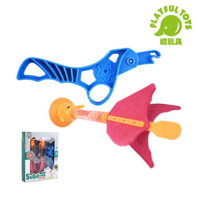 【Playful Toys 頑玩具】燈光射擊吸盤(射擊玩具 弓箭玩具 男孩玩具)