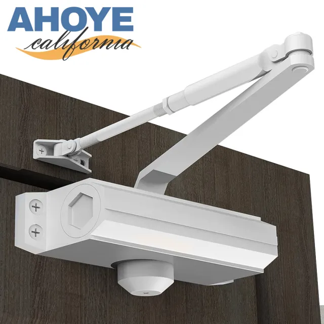 【AHOYE】45kg液壓靜音自動關門器 90°門定位(閉門器 門緩衝器 門弓器)