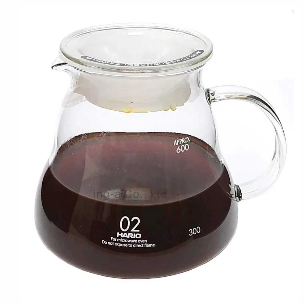 【HARIO】V60雲朵耐熱玻璃咖啡壺600ml(XGT-60TW)