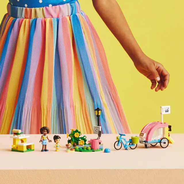 【LEGO 樂高】Friends 41738 狗狗救援腳踏車(玩具車 兒童玩具 寵物玩具)