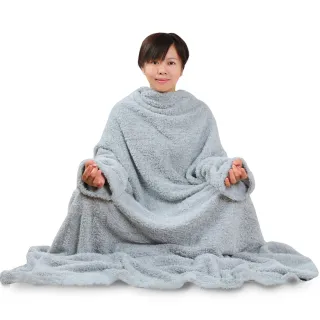 【源之氣】竹炭超細纖維靜坐兩用袖毯/附繩 RM-10375
