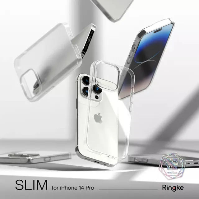 【Ringke】iPhone 14 Pro 6.1吋 Slim 輕薄手機保護殼 透明 霧透(Rearth 手機殼)