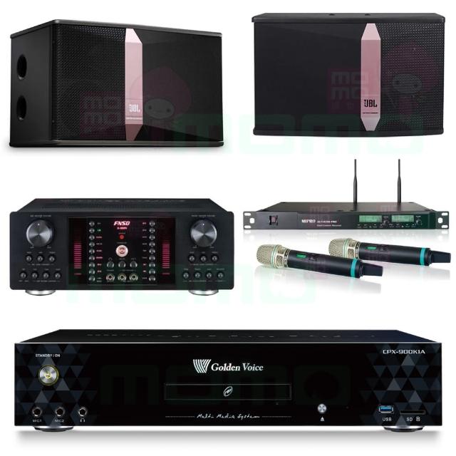 【金嗓】CPX-900 K1A+FNSD A-480N+ACT-8299PRO++JBL Ki510(6TB點歌機+擴大機+無線麥克風+喇叭)