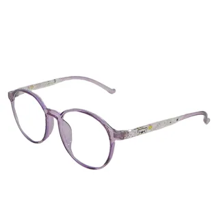 【Docomo】TR90女童眼鏡　頂級抗藍光鏡片　造型新設計　輕盈好戴　質感粉色(藍光眼鏡)