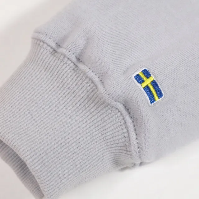 【SCANDINAVIAN FOREST 北歐小刺蝟】經典電繡刺蝟雙面磨毛純棉帽T(水泥灰)