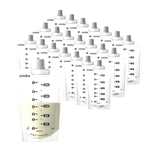 【cimilre 馨乃樂】多功能拋棄式奶瓶／儲乳袋(200ml-20入)