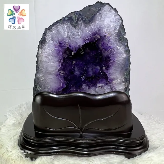 【恬芯晶品】巴西10.8KG特級紫晶洞紫水晶聚寶盆tab5(紫水晶擺件辦公室開運水晶招財招貴人風水擺件鎮宅擋煞)