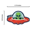 【A-ONE 匯旺】阿拉斯加熊世界旅行磁鐵+美國 外星人UFO燙貼2件組世界旅行磁鐵(C188+224)