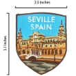 【A-ONE 匯旺】西班牙果酒生活家居磁鐵+西班牙 塞維利亞刺繡布標2件組彩色磁鐵 冰箱磁鐵(C20+300)