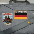 【A-ONE 匯旺】德國慕尼黑造型磁鐵+慕尼黑嘉年華識別章2件組旅遊磁鐵 紀念磁鐵(C191+117)