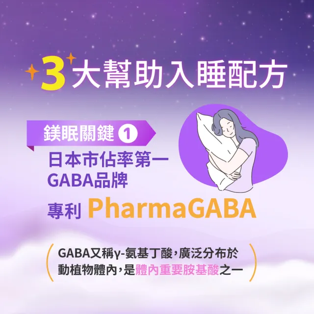 【寶齡富錦】鎂舒眠 GABA+鎂+芝麻素 8入組(60粒/盒)