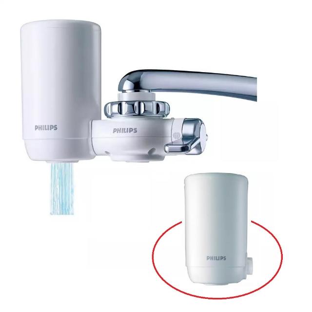 【Philips 飛利浦】日本原裝4重超濾龍頭式淨水器 WP3811+WP3911(WP3811)