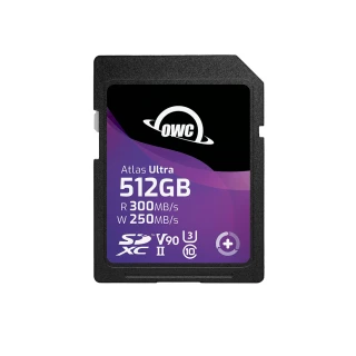 【OWC】Atlas Ultra - 512GB SD 記憶卡(SDXC UHS-II V90)