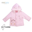 【VIVIBABY】嬰幼兒服飾 外套 背心 保暖外套(藍/粉 鋪棉背心 可拆帽外套)