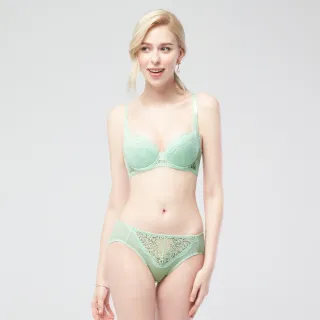 【Swear 思薇爾】戀之物語系列B-F罩蕾絲包覆女內衣(仙饌綠)_出清品