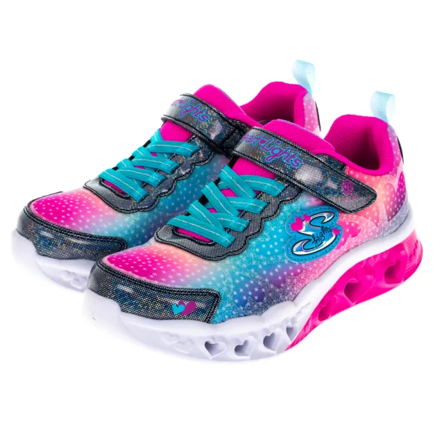 【SKECHERS】女童鞋系列 FLUTTER HEART LIGHTS 燈鞋(302315LNVMT)