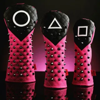 【Selmo】魷魚遊戲高爾夫3個桿套組(Squid Games Golf headcovers)