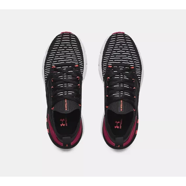 【UNDER ARMOUR】UA 運動鞋 女 HOVR Phantom 2 INKNT慢跑鞋 黑紫(3024155-006)
