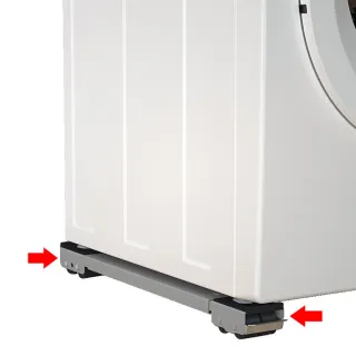 家具移動 可調節滑輪底座 重物支架(洗衣機 可伸縮 家電 置物架)