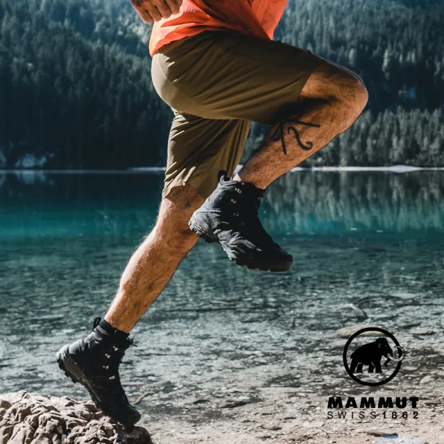 【Mammut 長毛象】Ducan High GTX 高筒登山健行鞋 男款 黑 #3030-03471