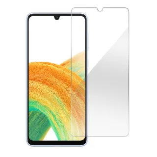 【YANG YI 揚邑】SAMSUNG Galaxy A33 5G 鋼化玻璃膜9H防爆抗刮防眩保護貼