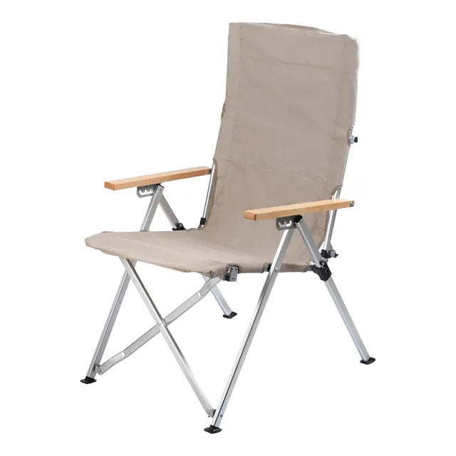 【FJ】戶外悠遊便攜椅背可調鋁合金折疊椅TY03(大款)