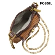 【FOSSIL 官方旗艦館】Harper 真皮麂皮絨多功能收納手機包-棕色 SLG1572249