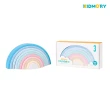 【KIDMORY】矽膠疊疊樂感統玩具-彩虹(彌月禮 啟蒙玩具 統感玩具 親子遊戲 創意KM-851-RB)