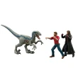 【ToysRUs 玩具反斗城】Jurassic World侏羅紀世界 迅猛龍與歐文遊戲組(益智玩具 恐龍)