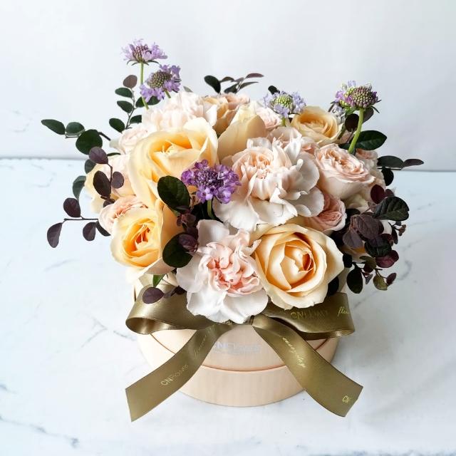 【CNFlower 西恩】粉嫩花饗 鮮花禮盒(送禮/買花/花禮/鮮花)