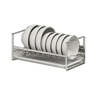 【Store up 收藏】頂級304不鏽鋼 極簡款 抽屜櫥櫃瀝水架-碗架(AD372)