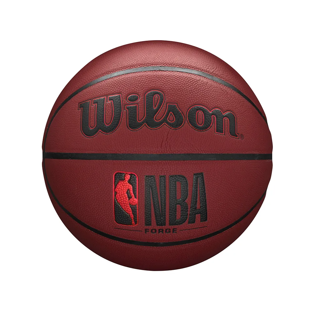 【WILSON】NBA FORGE系列 酒紅 合成皮 籃球(7號球)