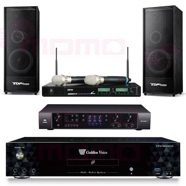 【金嗓】CPX-900 K1A+JBL BEYOND 1+ACT-941+K-124(6TB伴唱機+數位多功能擴大機+無線麥克風+卡拉OK喇叭)