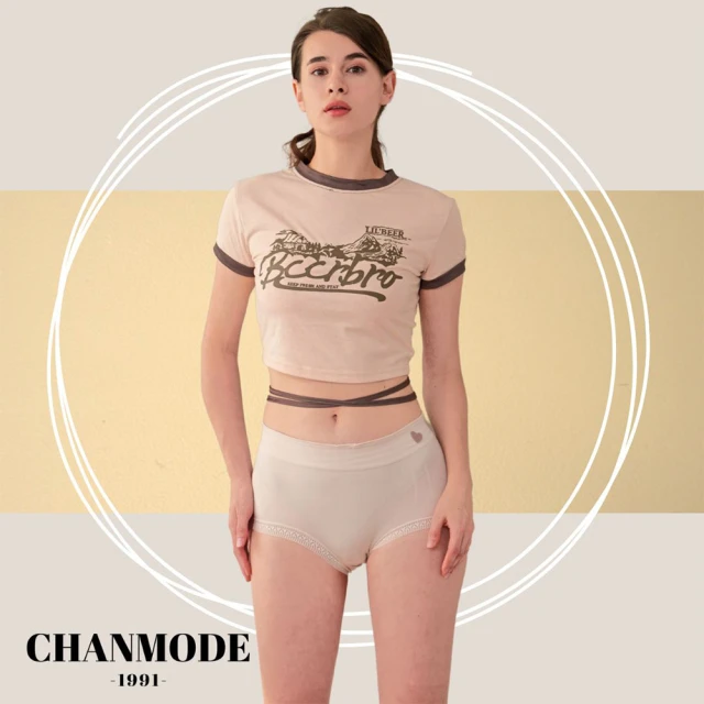 CHANMODE 香茉 日系少女蝴蝶結中腰艾草抑菌內褲