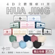 【華淨醫材】4D立體醫療口罩-冰湖藍(成人25入/盒)