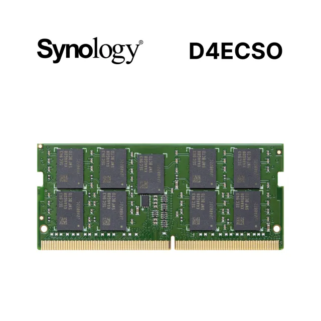 【Synology 群暉科技】D4ECSO DDR4 2666 16GB ECC SO-DIMM 伺服器記憶體(拆封後無法退換貨)