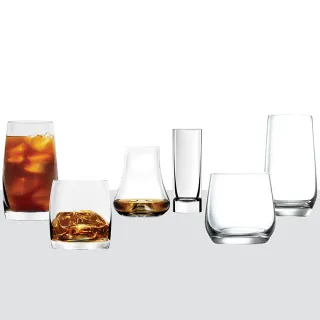 【LUCARIS】頂級無鉛水晶酒杯 超值6入組/6款任選(威士忌杯 高球杯 聞香杯 品飲杯 玻璃杯)