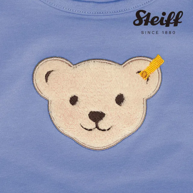 【STEIFF】熊頭童裝 經典熊頭長袖T(長袖上衣  啾啾款)