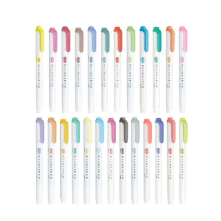 【台隆手創館】ZEBRA MILDLINER WKT7 雙頭柔性螢光筆(單支)